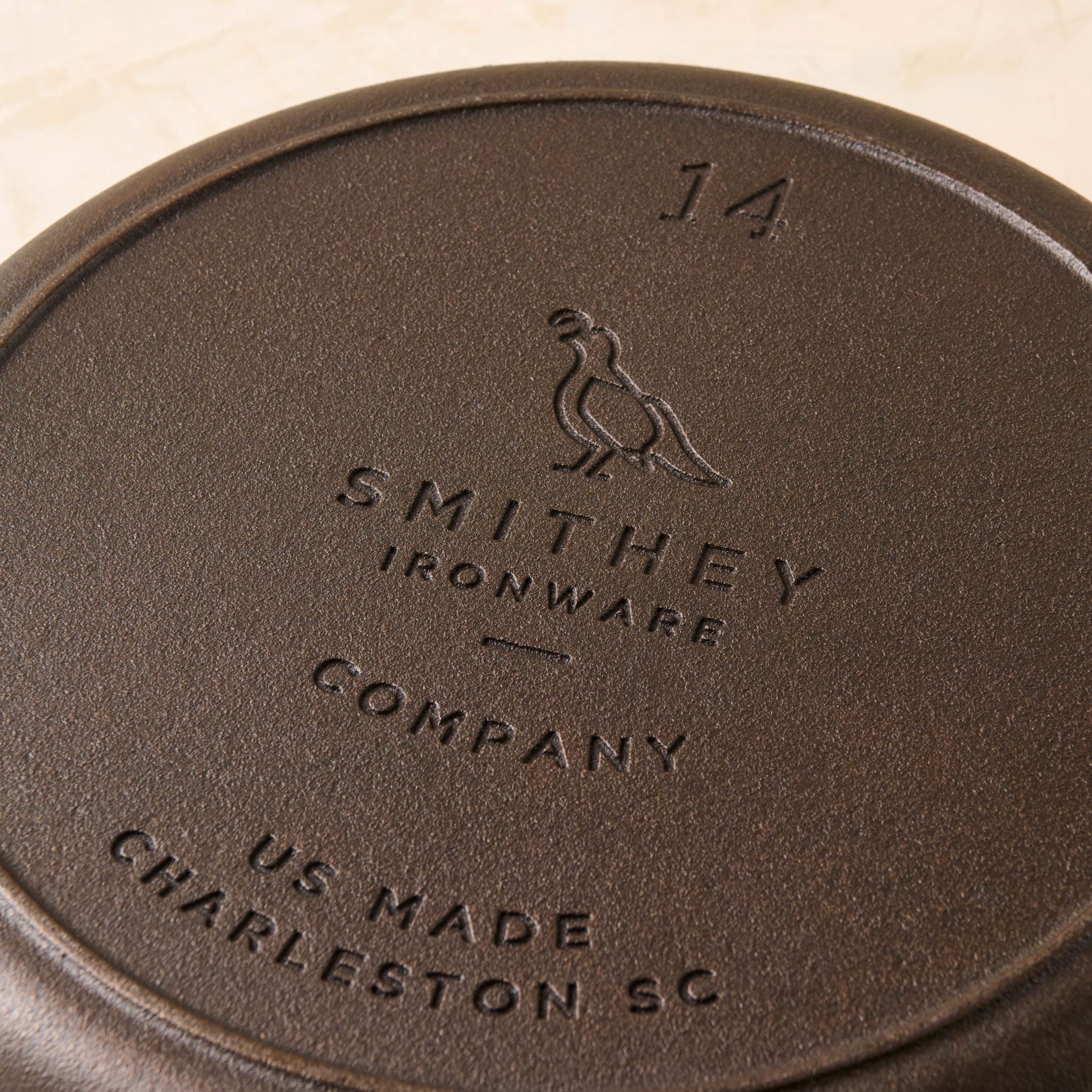 Magnoliass Smithey No. 14 Dual Handle Skillet Bottom Detail
