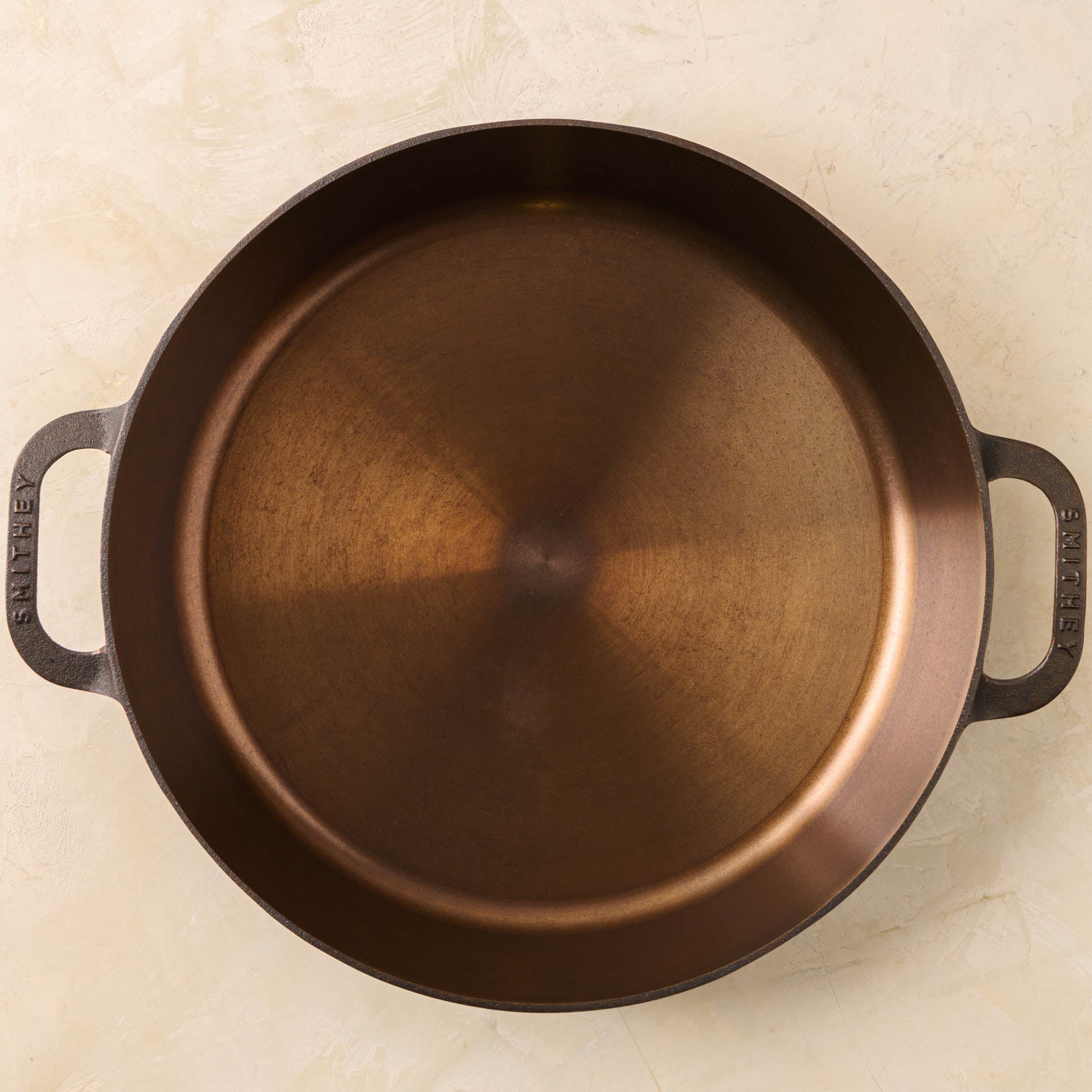 Magnoliass Smithey No. 14 Dual Handle Skillet Top View