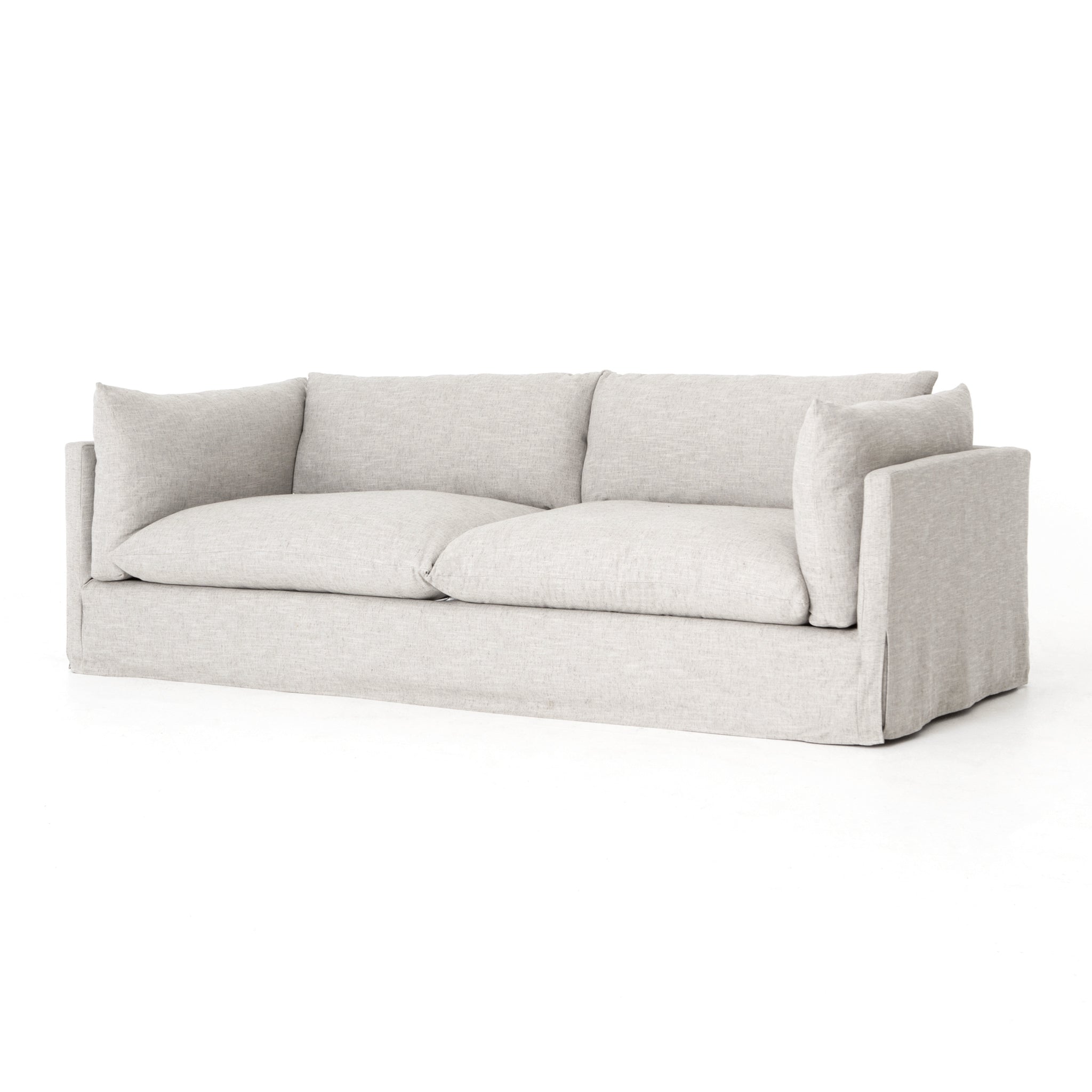 cream fabric sofa