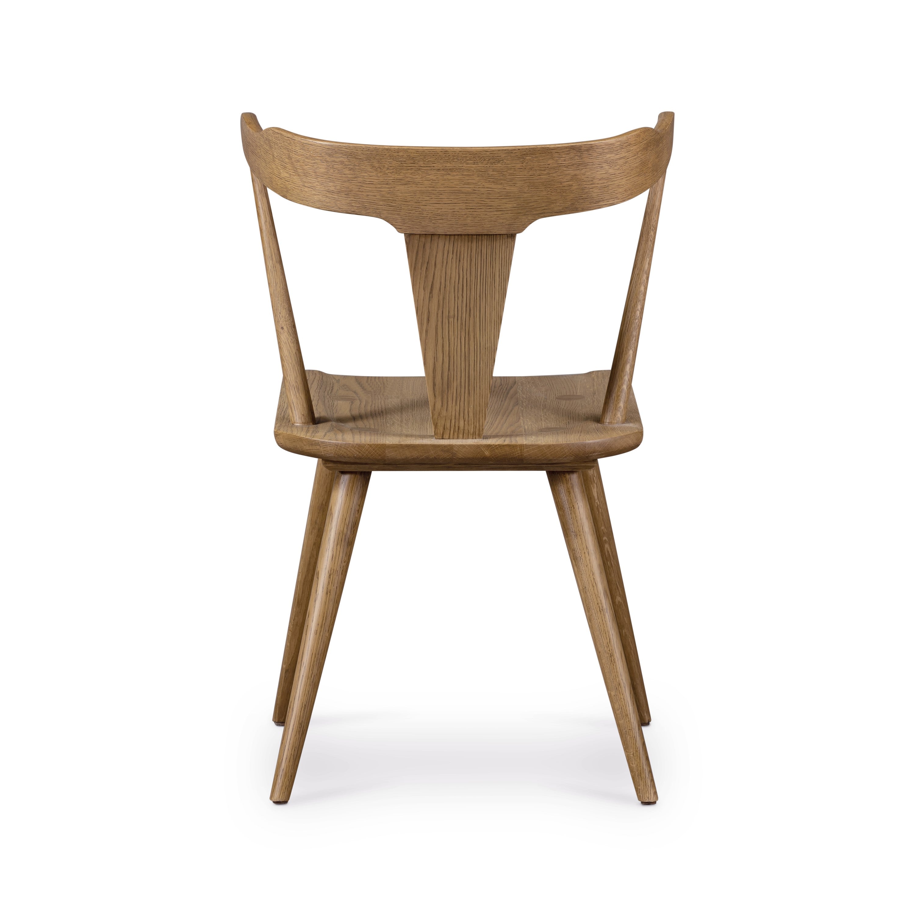sandy oak modern cafe style dining chair
