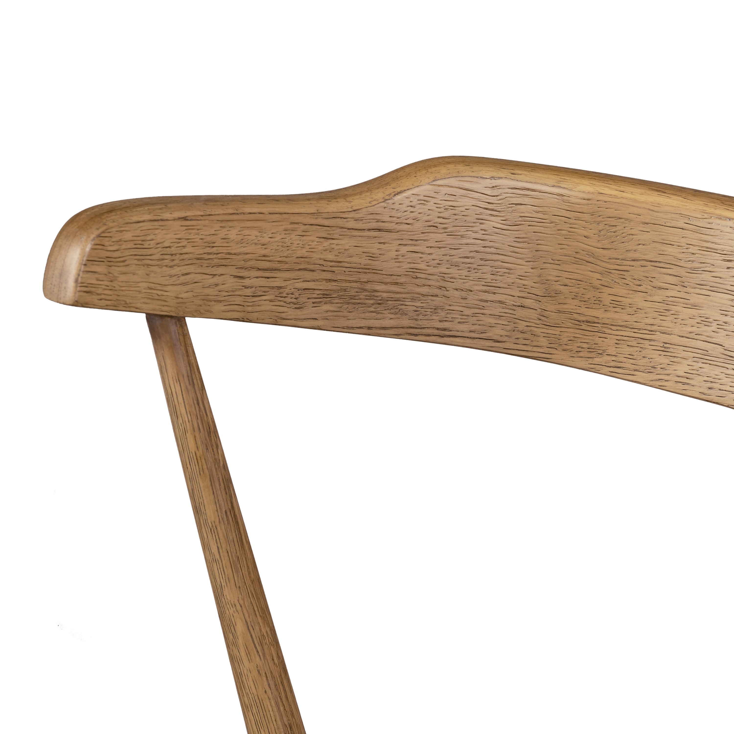 sandy oak modern cafe style dining chair