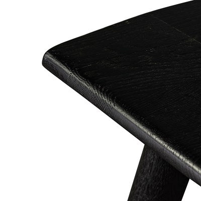 black wooden modern windsor spindle back bar stool