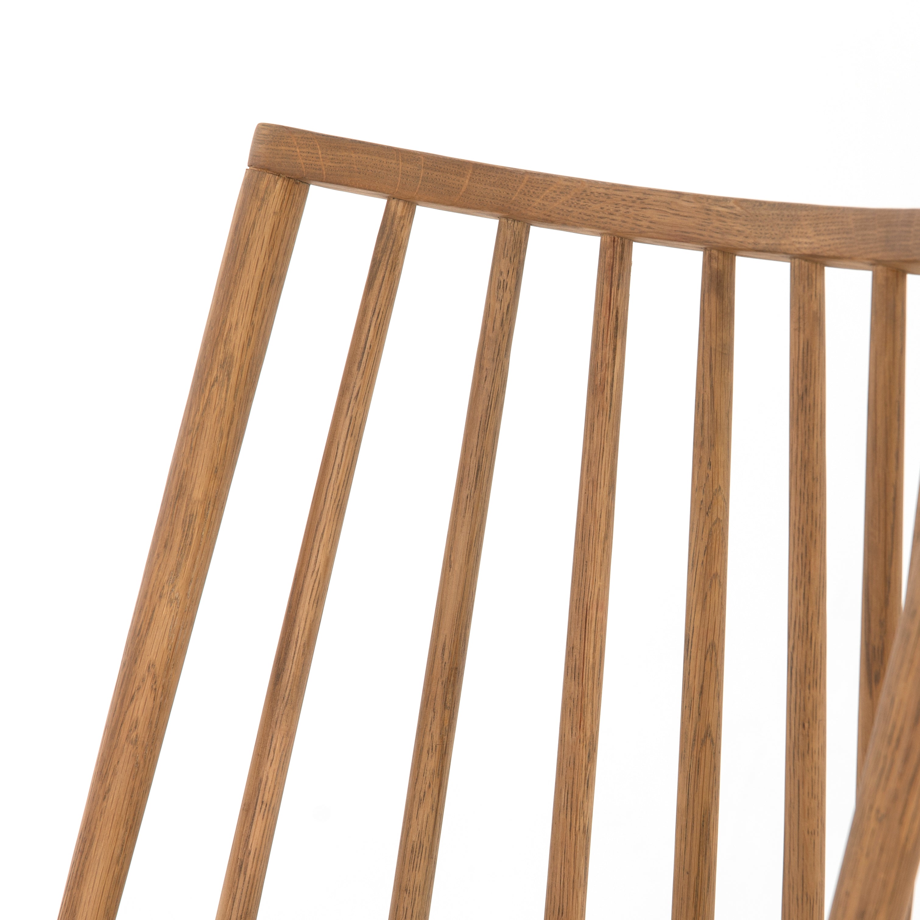 sandy oak wooden modern windsor spindle back counter stool