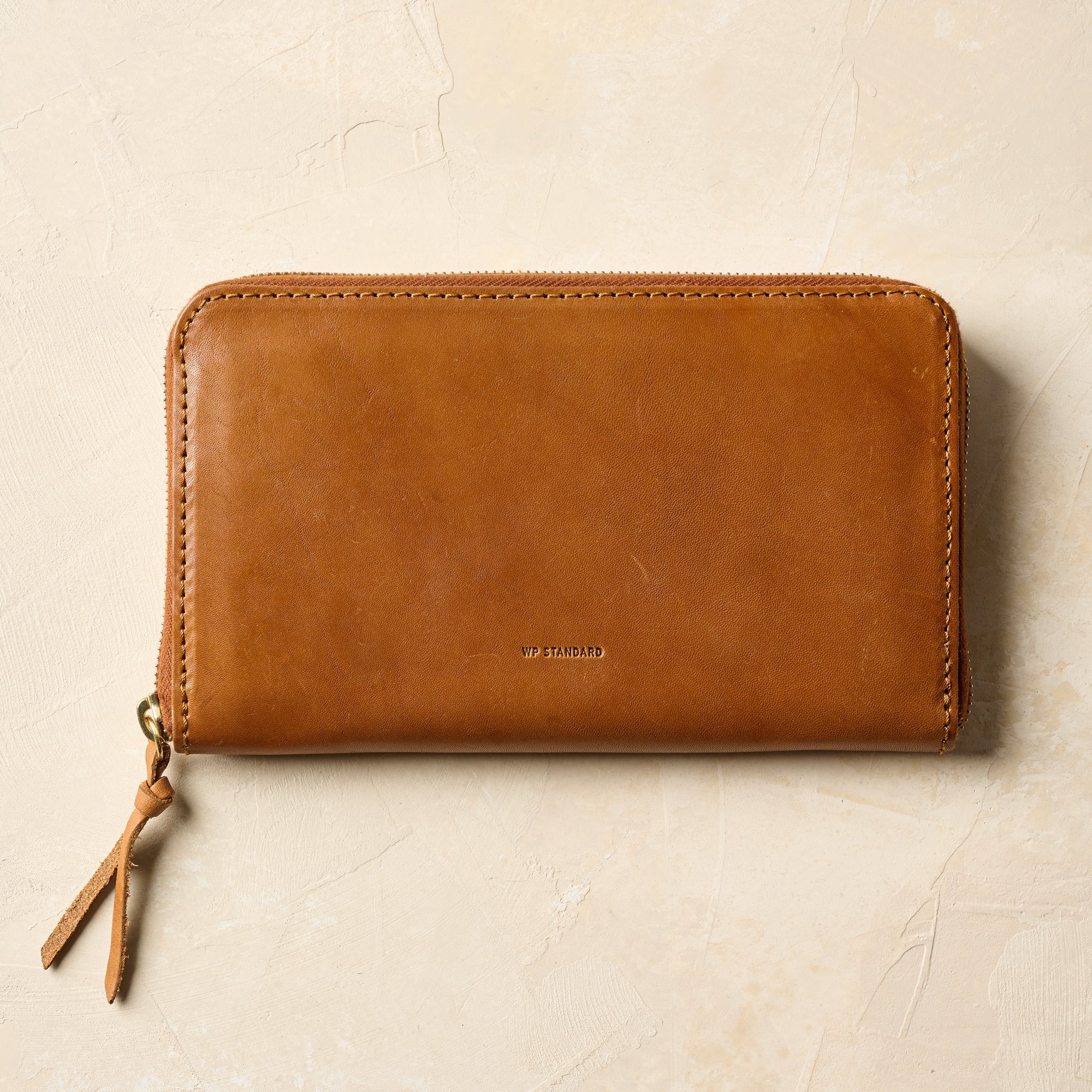 Magnoliass Zip Around Leather Wallet