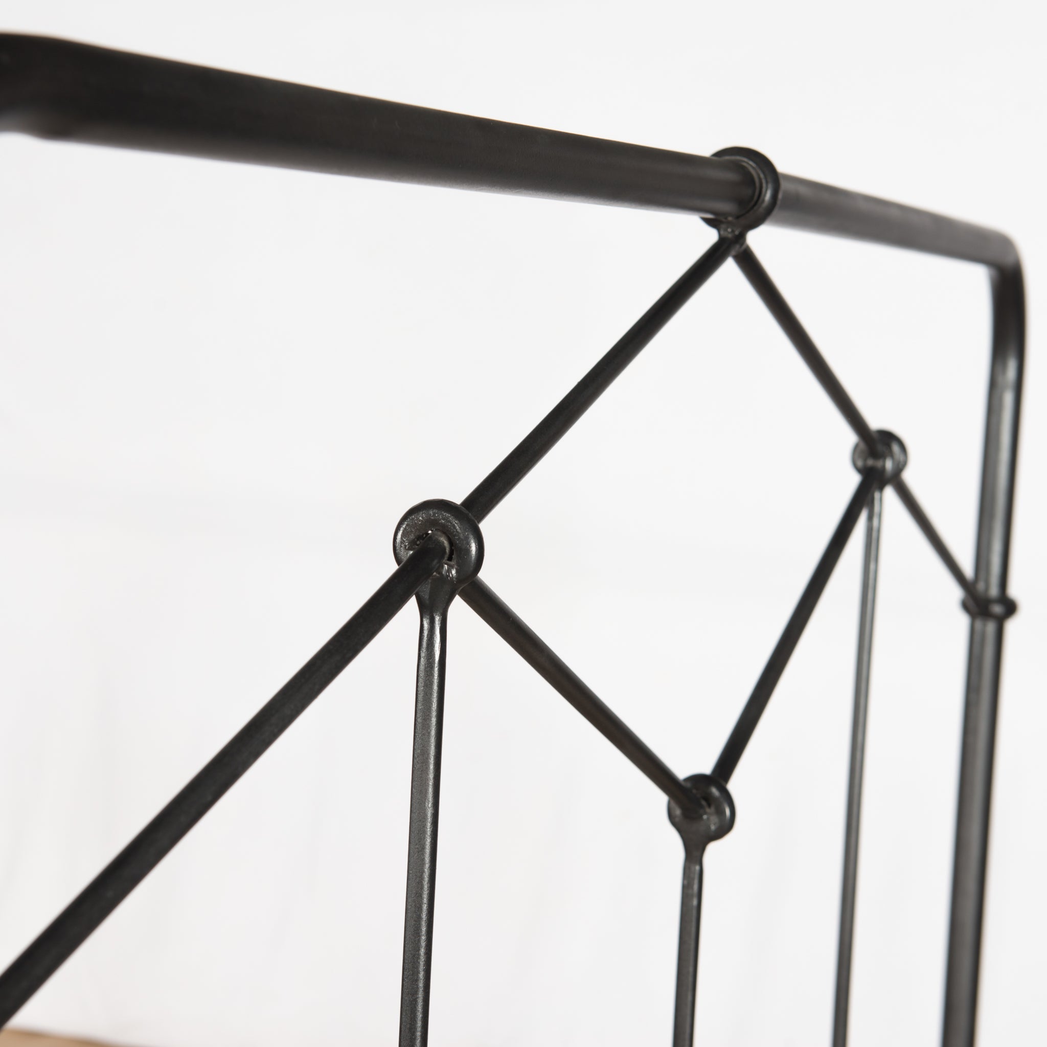 modern black metal bed