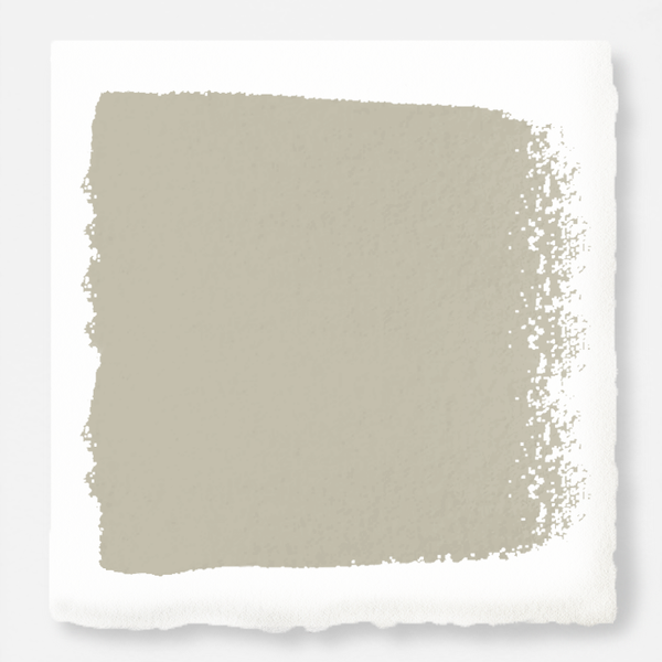 Sandy tan with pink door and cabinet paint named cinnamon sugar