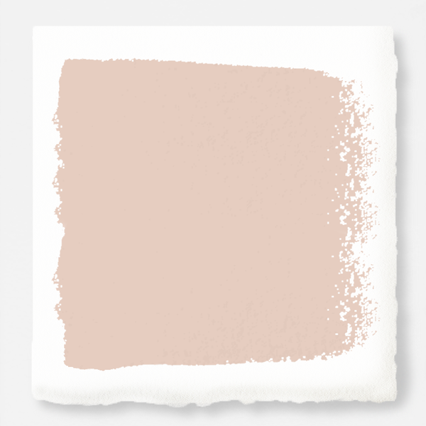 Pale neutral pink with accented of peach exterior paint