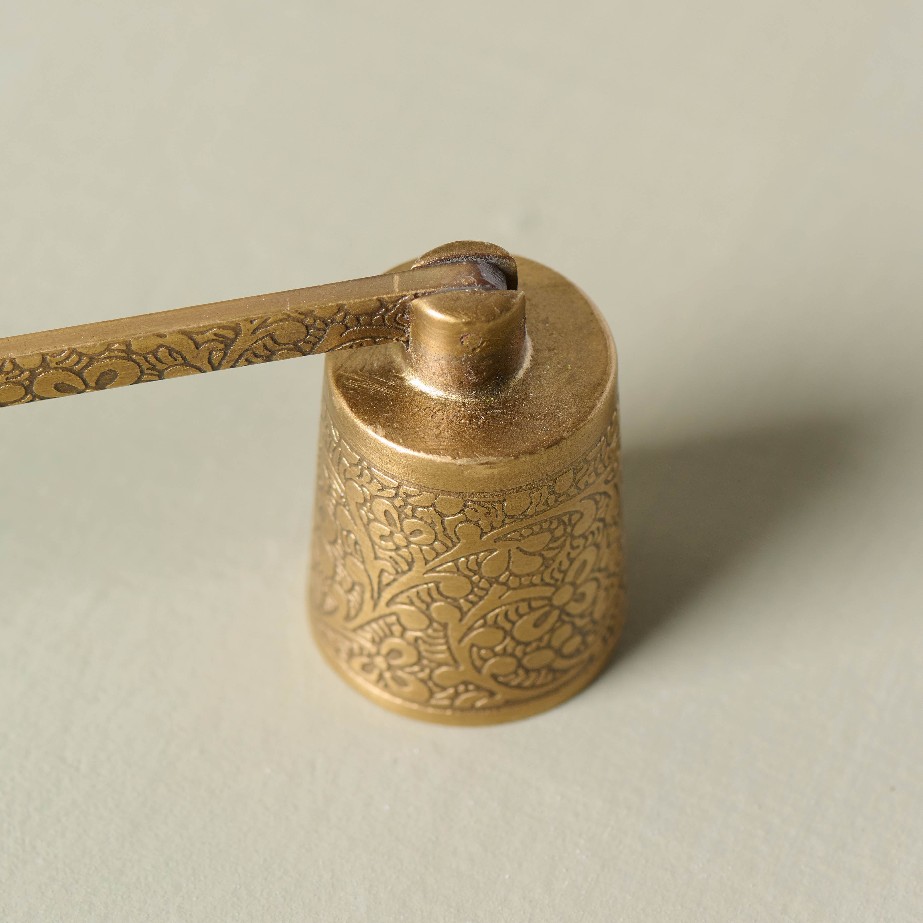 Magnoliass Antique Brass Candle Snuffer