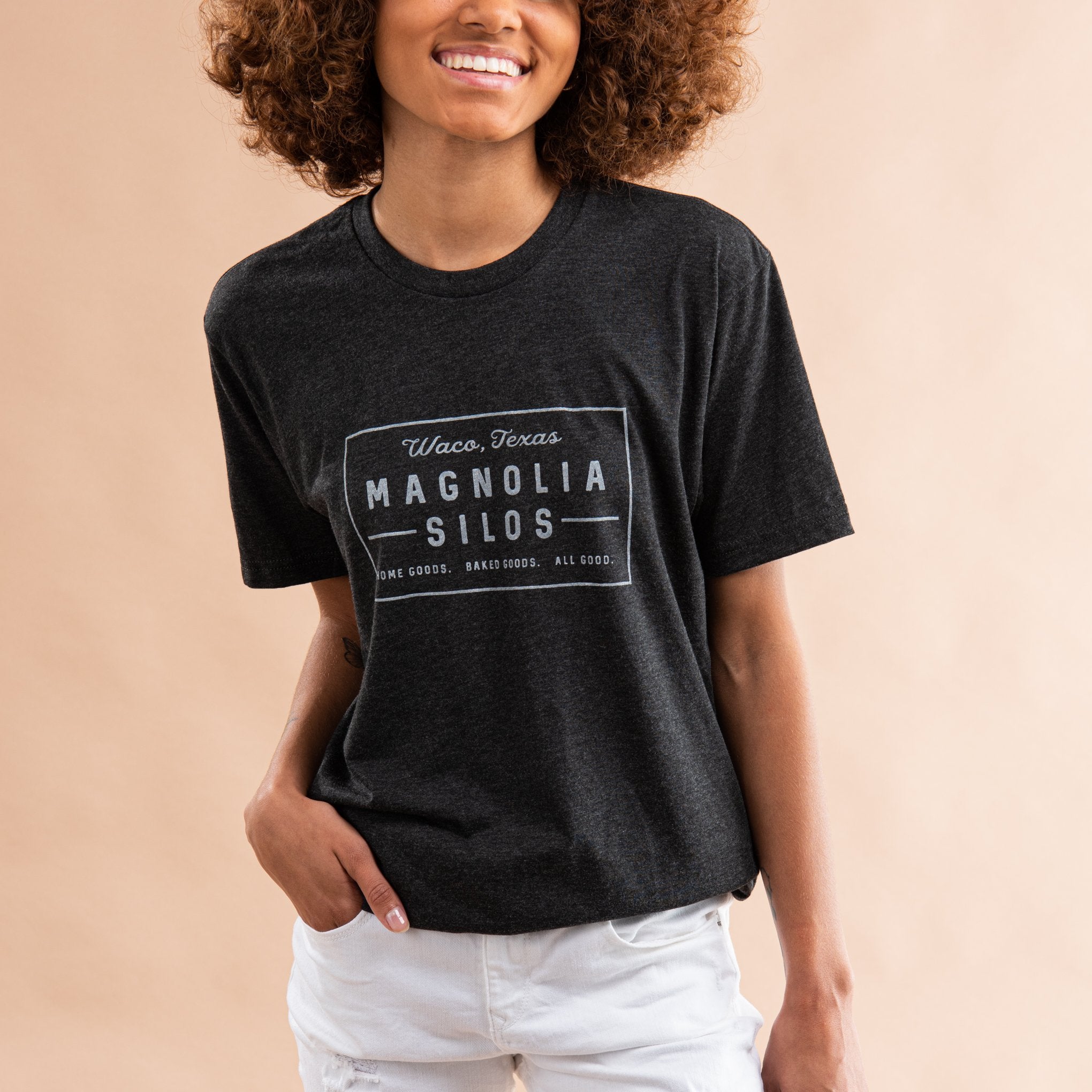 black Magnoliass silos mural tshirt