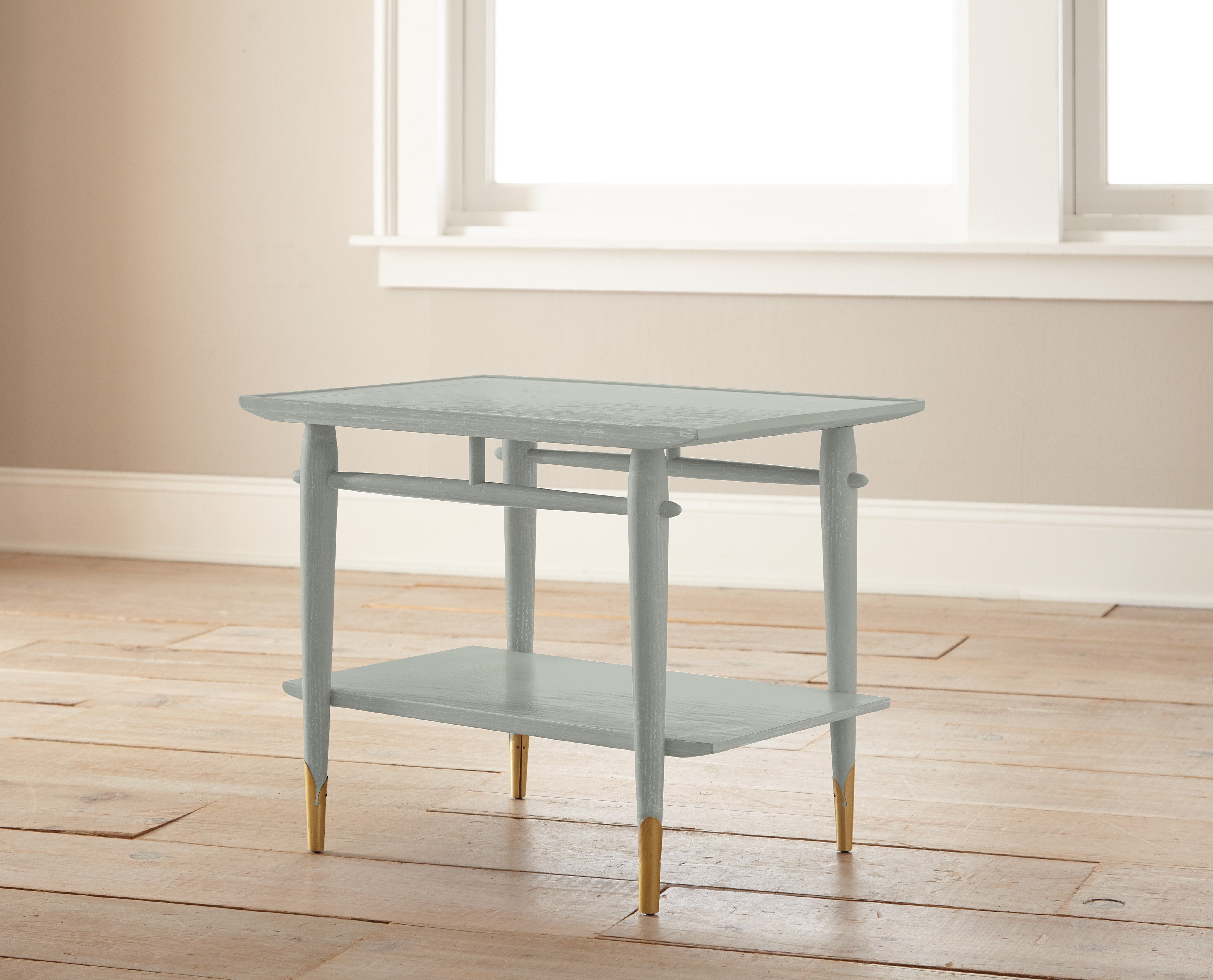 medium grey with blue undertone chalk paint