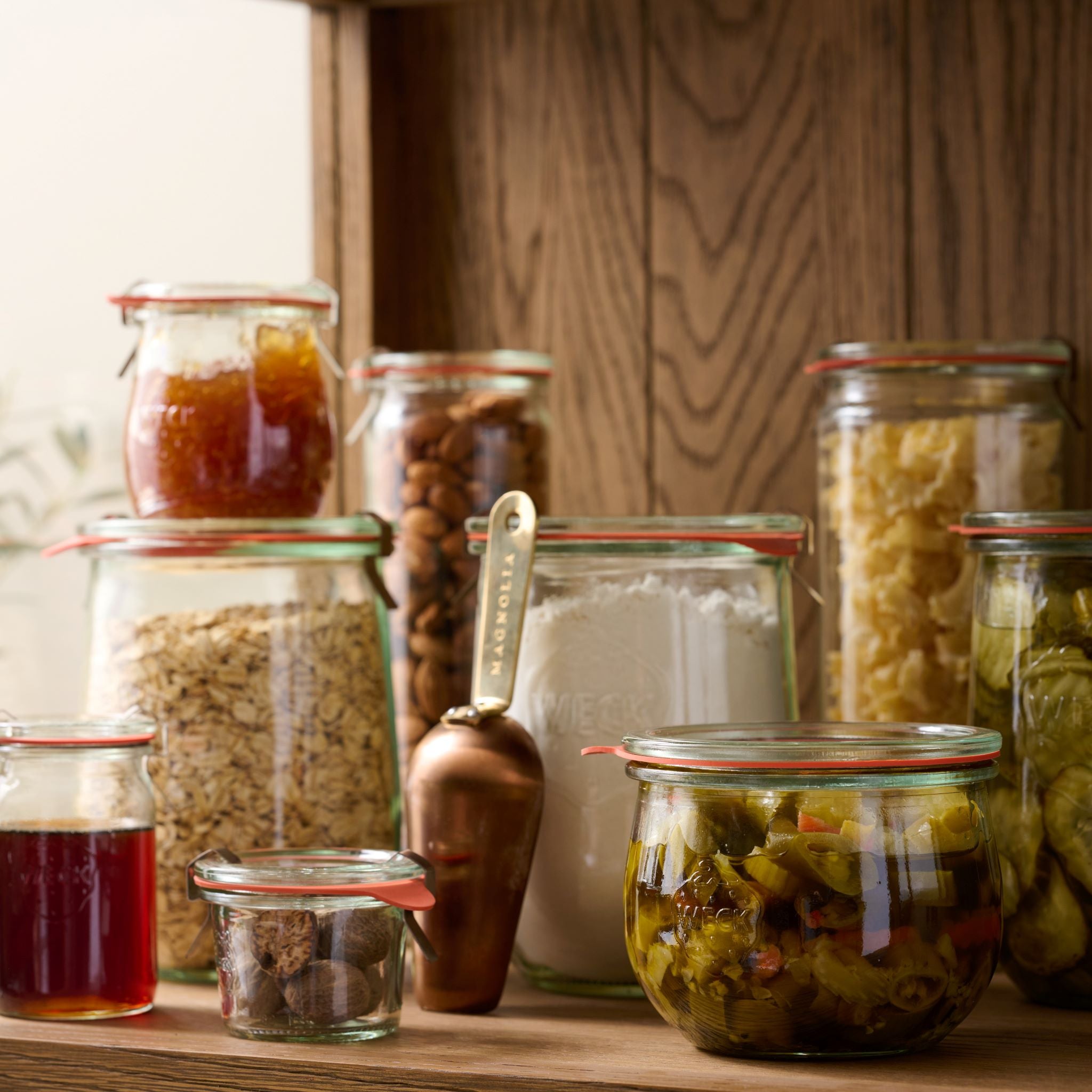 Weck 745 1 L Tulip Jar used for canning